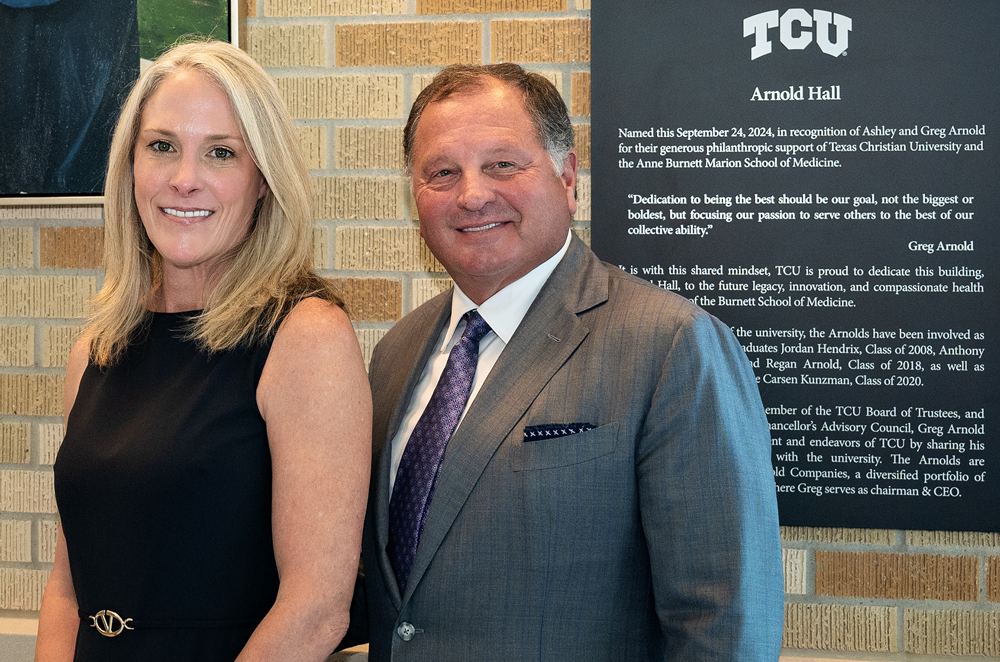 Dedication of Arnold Hall at TCU