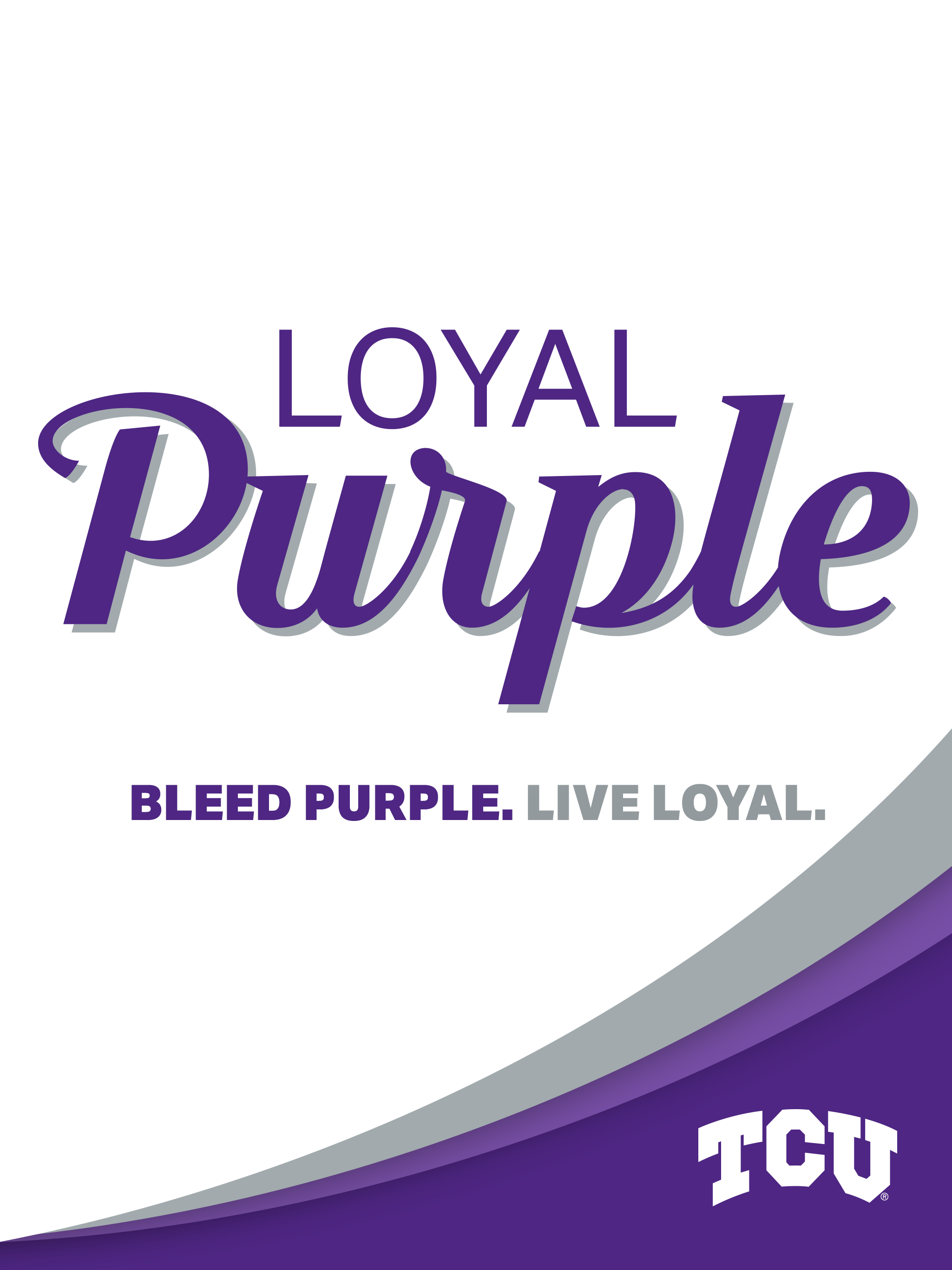 Loyal Purple iPad Wallpaper