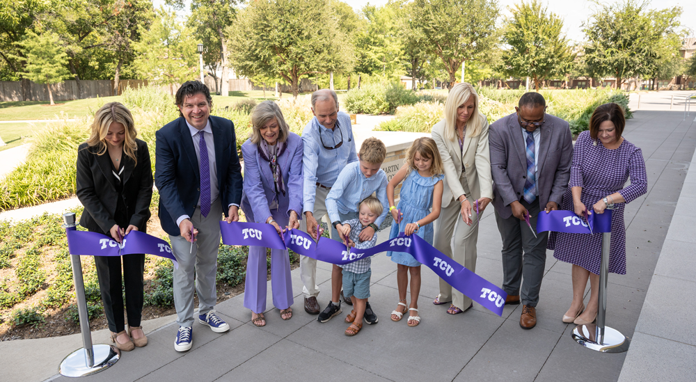 Ribbon Cutting of the Baker Martin Commons Dedication