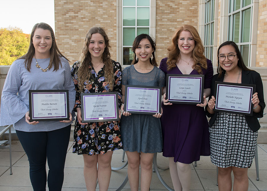 2018-2019 Clark Society Scholars