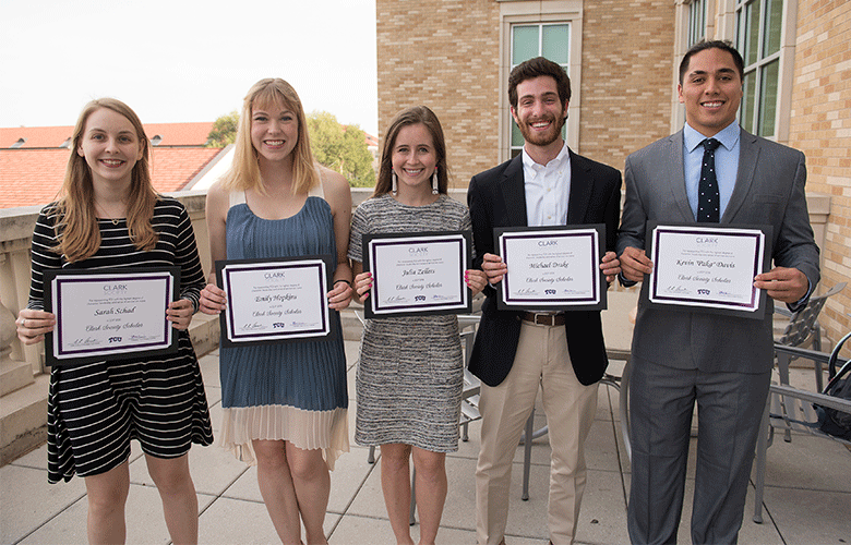 2017-2018 Clark Scholars Group Photo