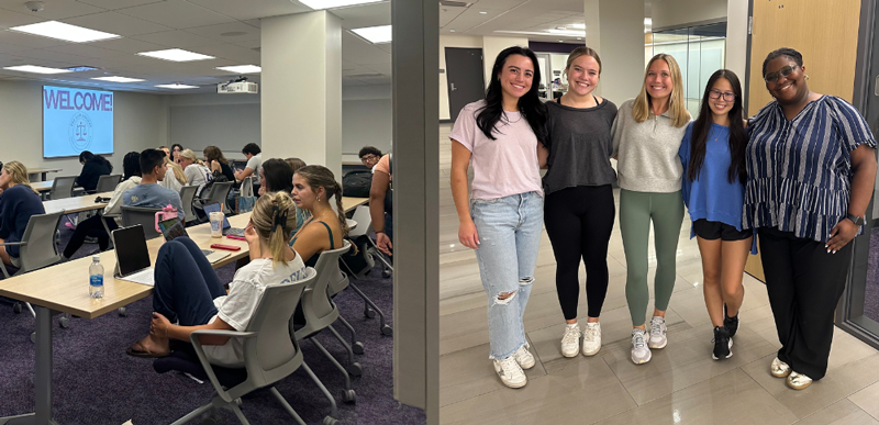 image of students of the TCU Pre-Law Center